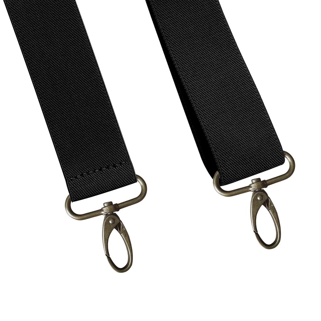 Herren Vier-Clip Hakenverschluss Riemen, Verstellbarer X-Typ Einfarbig Universal Riemen Clip Bronze Schnalle