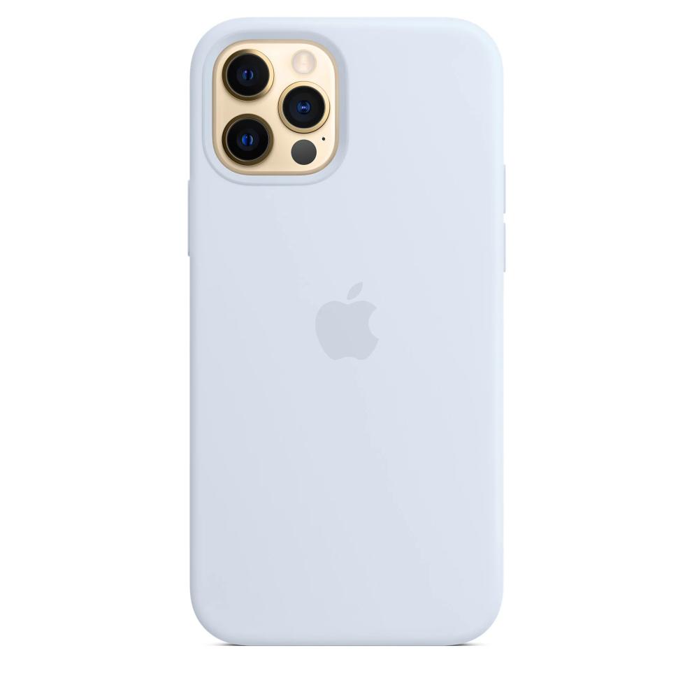 Funda de Silicona Apple con MagSafe para iPhone 12 Pro Max - Azul Nube