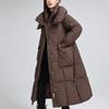 Fashion Woman Winter Coats With Belt Thick Warm Casual Winter Jacket Women's Long Parkas