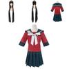 Authentic Danganronpa Harukawa Maki School Uniform Cosplay Costume Jacket Skirt Set Outfit For Women
