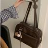 Large capacity bag women's new simple bag retro underarm bag horizontal shoulder bag