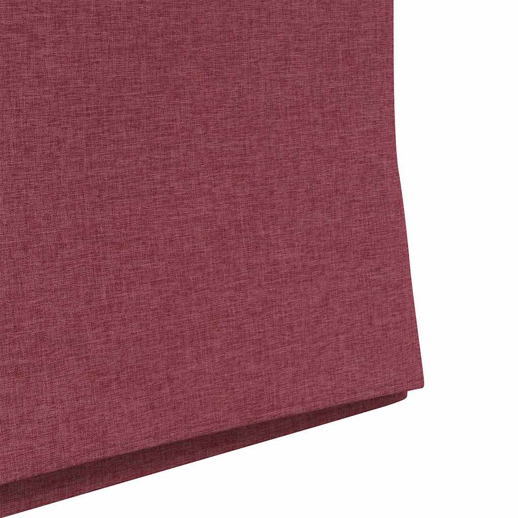 Dining Chairs 2 Pcs Burgundy 57 X 67 X 95 Cm Fabric