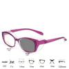 New Anti-Pollen Silicone Ring Polarized Photochromic UV Protection Anti-Fog Sunglasses