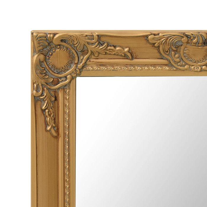 VidaXL Miroir mural style baroque 50x60 cm Doré 320317
