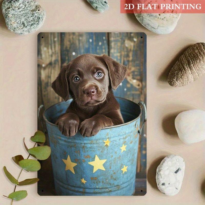 Old-Fashioned Animal Theme Metal Tin Sign for Kitchen Bar Coffee Shop Interior