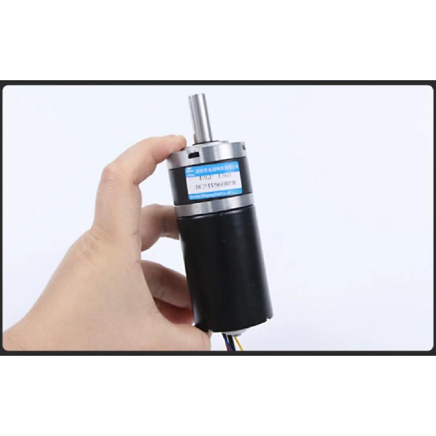 155kgf.cm 7-1351rpm brushless DC reduction motor 12v24v adjustable planetary gear 42GP-4260 high torque micro motor