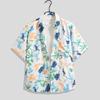 Men's Hong Kong Style Floral Shirt & Quick-Dry Shorts Set - Retro, Loose, Summer, Plus Size