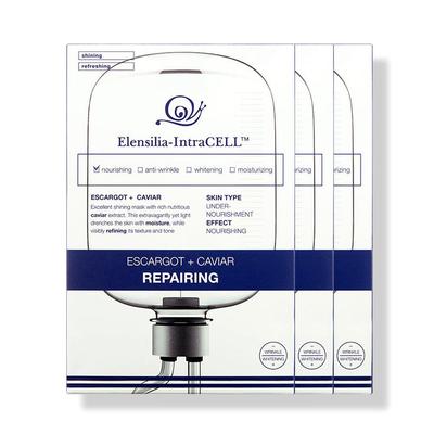 Intracell Masque Réparateur Escargot + Caviar 25ml*30 Pièces