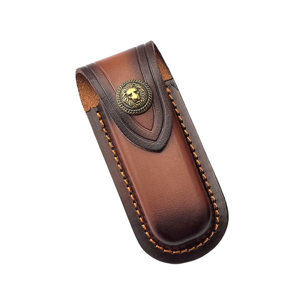 Leathers Sheath Cutter Case Pocket Folding Cutter Sheath Carriers Holsters Handmade Cutter Pouches Cover Gift for Men