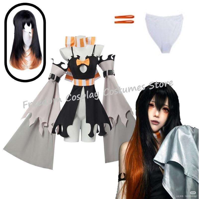 Anime Gachiakuta Amo Cosplay Costume wig Adult Women Sexy Dress Uniform Halloween Carnival Party Clothes Outfit Gift
