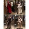 2025 Herbst/Winter Petite Koreanischer Wollmantel mit Pelzärmeln – High-End-Mode