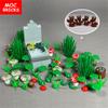MOC Bricks Hero Little Tree Man 16mm Figure Guard Accessories Assembled Building Blocks Kid Dolls Toys