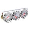 Universal 3 In 1 Gauge Set Water Temp VoltsOil Press 52mm Meter Mechanical Instrument