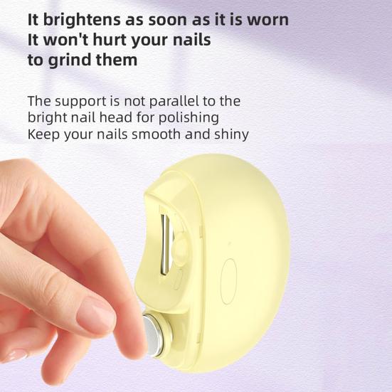 Elektryczny Obcinacz do Paznokci Dzieci Dorośli Seniorzy Automatyczny Trymer do Paznokci USB Rechargeable Dziecko Manicure Pilnik Szlifujący Obcinacz do Paznokci Rąk Polerka