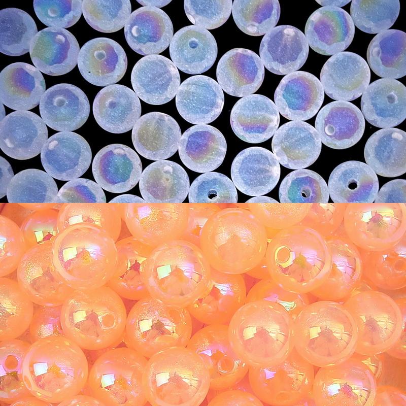 Night Glow Fantasy Ball Beads Fine Sparkling Acrylic for DIY Necklace Bracelet Earring