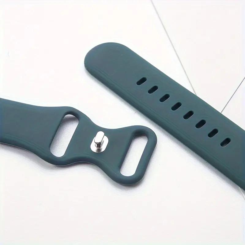 Sport Silicone Strap For Apple Watch Bands 40mm 44mm 46mm 45mm 41mm 49 42mm Correa Bracelet iWatch series 10 11 9 8 7 ultra 3 SE