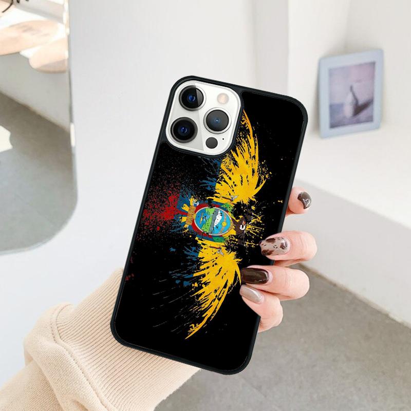 

Ecuador Flag Phone Case For iPhone 17 Air 16 15 14 11 12 13 Pro MAX Plus coque Cover Shell iPhone 11pro max