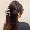 Skull Skeleton Hand Bone Skeleton Shark Clip Hollow Metal Hair Claw Skull Paw Hair Claw  Ladies