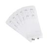 Bra Extender with Elastic Band 2 Rows of Hooks White