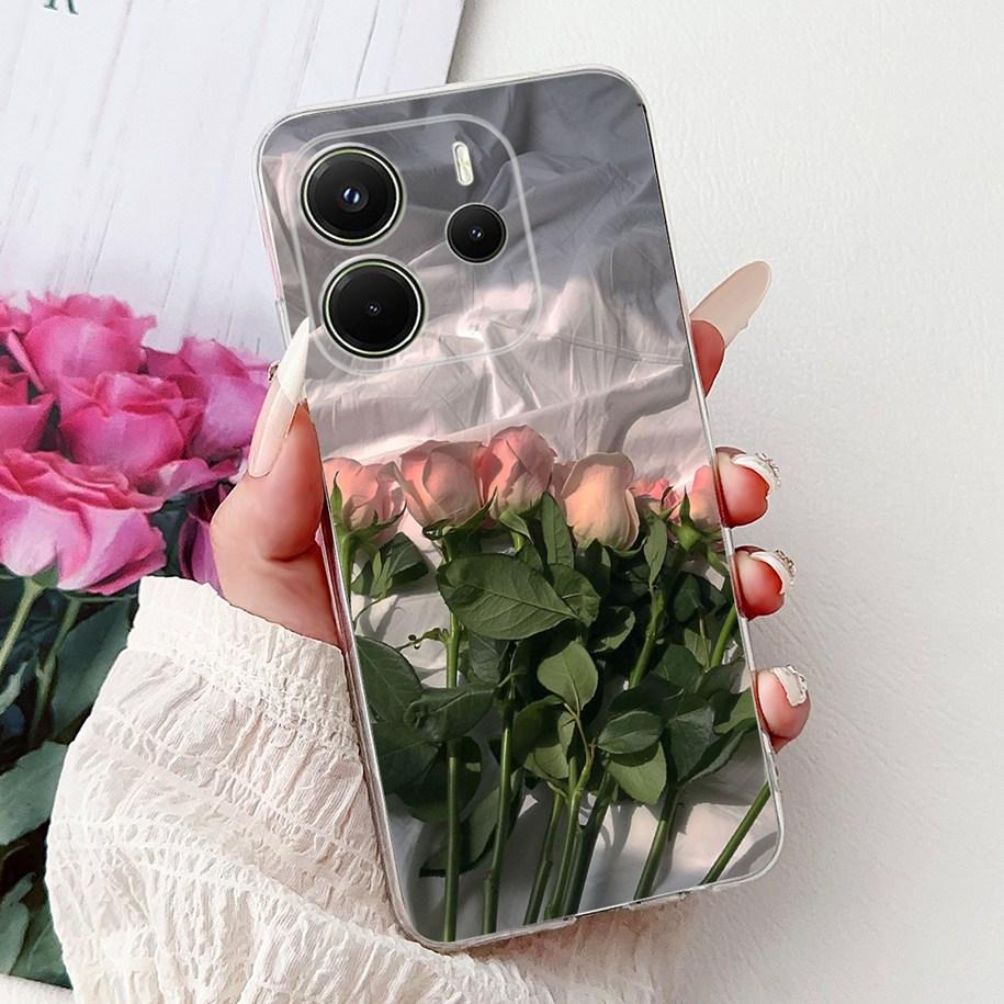 Silicone Case For Xiaomi Redmi Note 14 4G EU 2025 Cover Cool Lion Leopard Dragon Animals Soft Slim Coque For Note14 4G EU Fundas