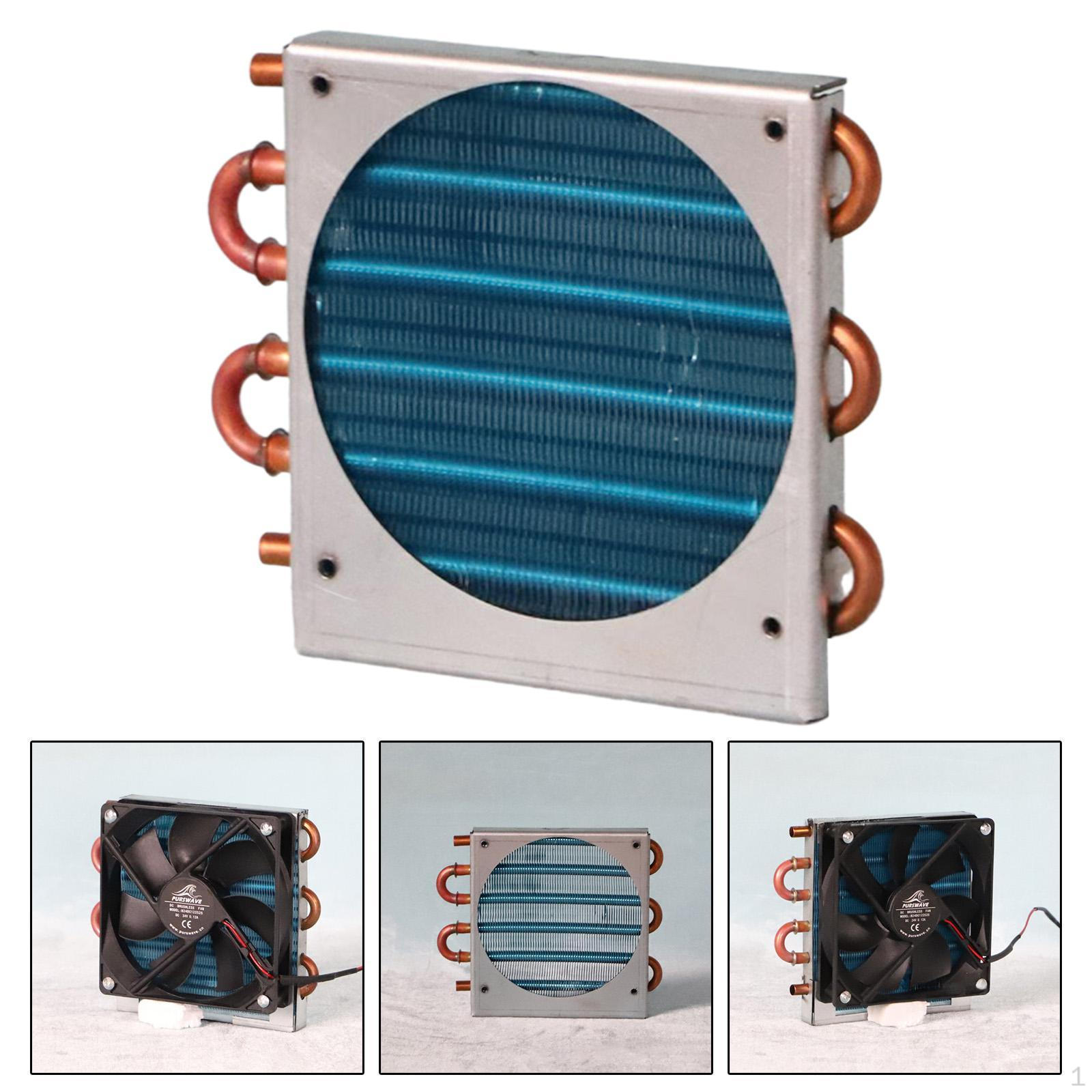 

Маленький конденсаторный радиатор воздушного охлаждения с алюминиевыми ребрами, легко устанавливаемый теплообменник для