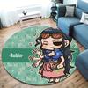 One Piece Boa Hancock Round Area Rug Carpet Rug For Living Room Bedroom Sofa Playroom Decor Nonslip Floor Mat