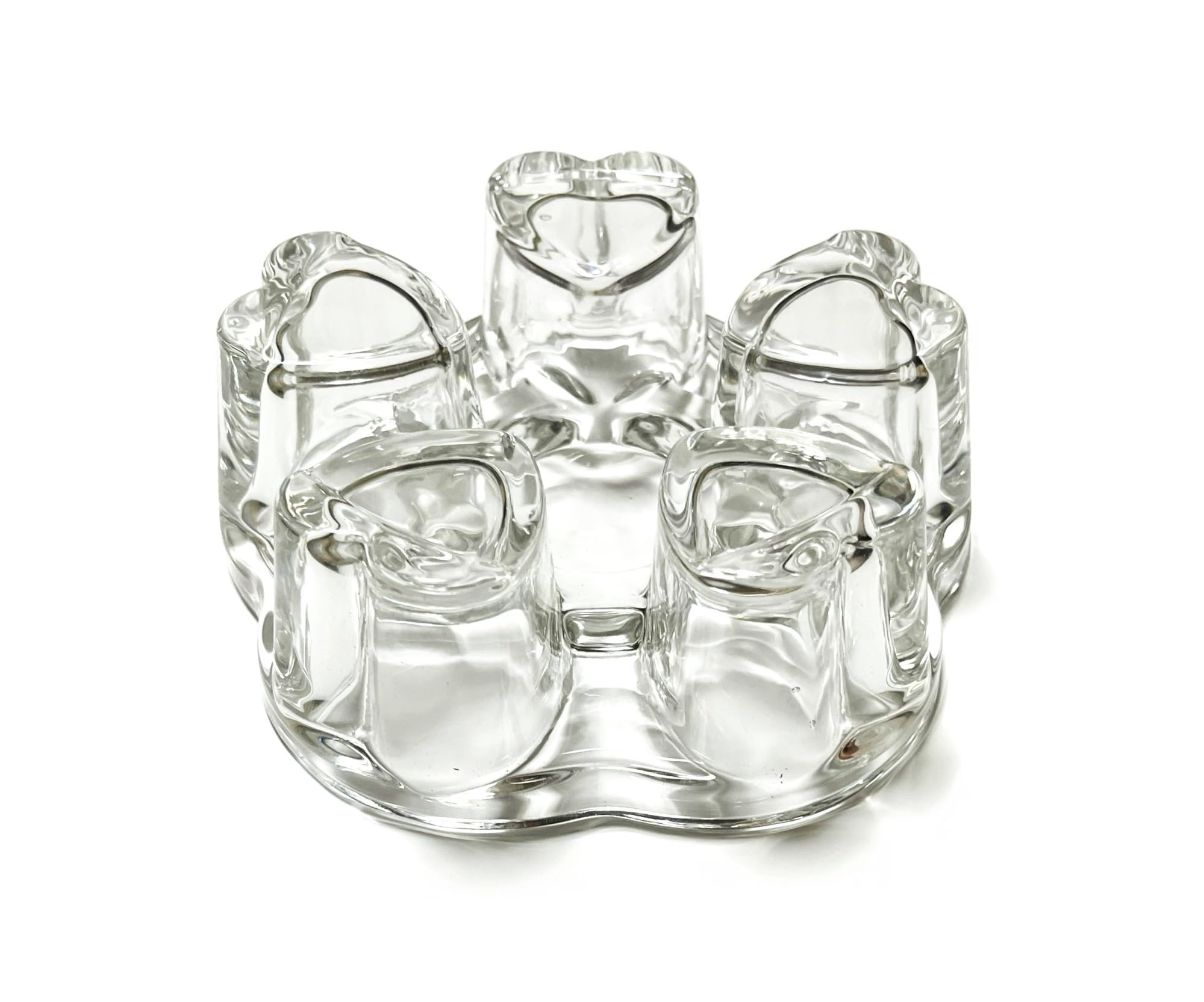 

Стеклянная грелка для чая в форме сердца для черного чая, зеленого чая и кофе, сохраняет тепло, нагревается, настольная, подогреватель от свечи (чистый)