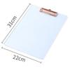 The Thickened Acrylic Transparent Board Clamp Writing Pad Is Convenient for File Storage and Organization