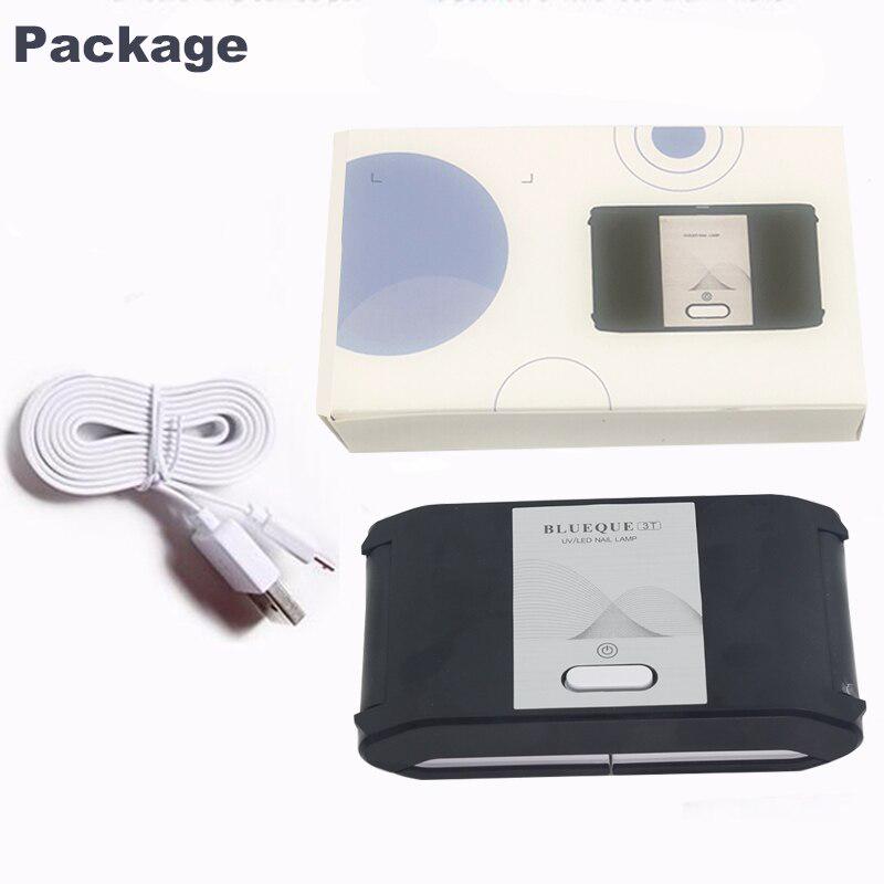 Portable Folding UV Lamp Nail Dryer Gel Nail Polish Lamp Machine USB UV Gel Polish Phototherapy