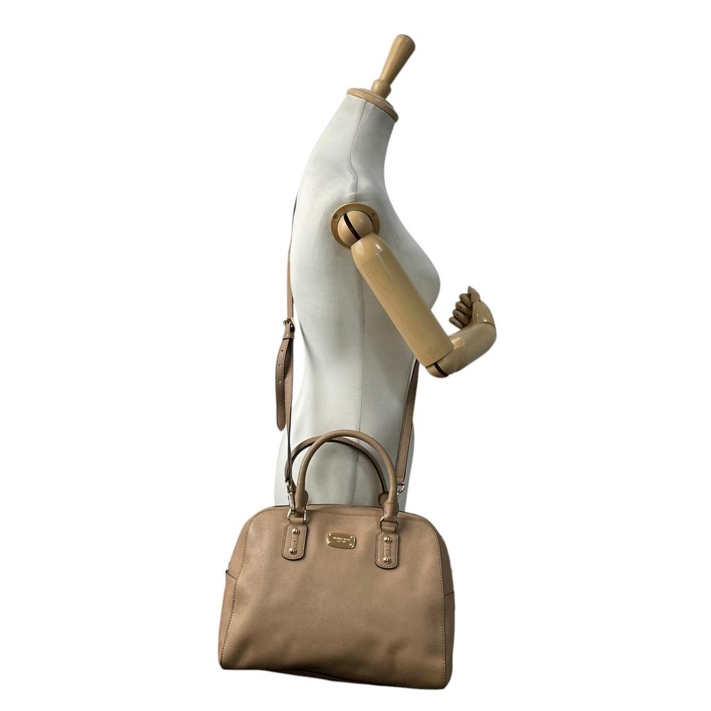 Used Michael Kors 2-Way Handbag/Shoulder BagHandbag beige leather Women