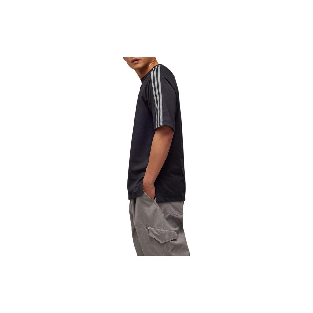 Adidas 3-Stripes Tee Sleeve Tee Black/Off White Unisex Tops IR6265