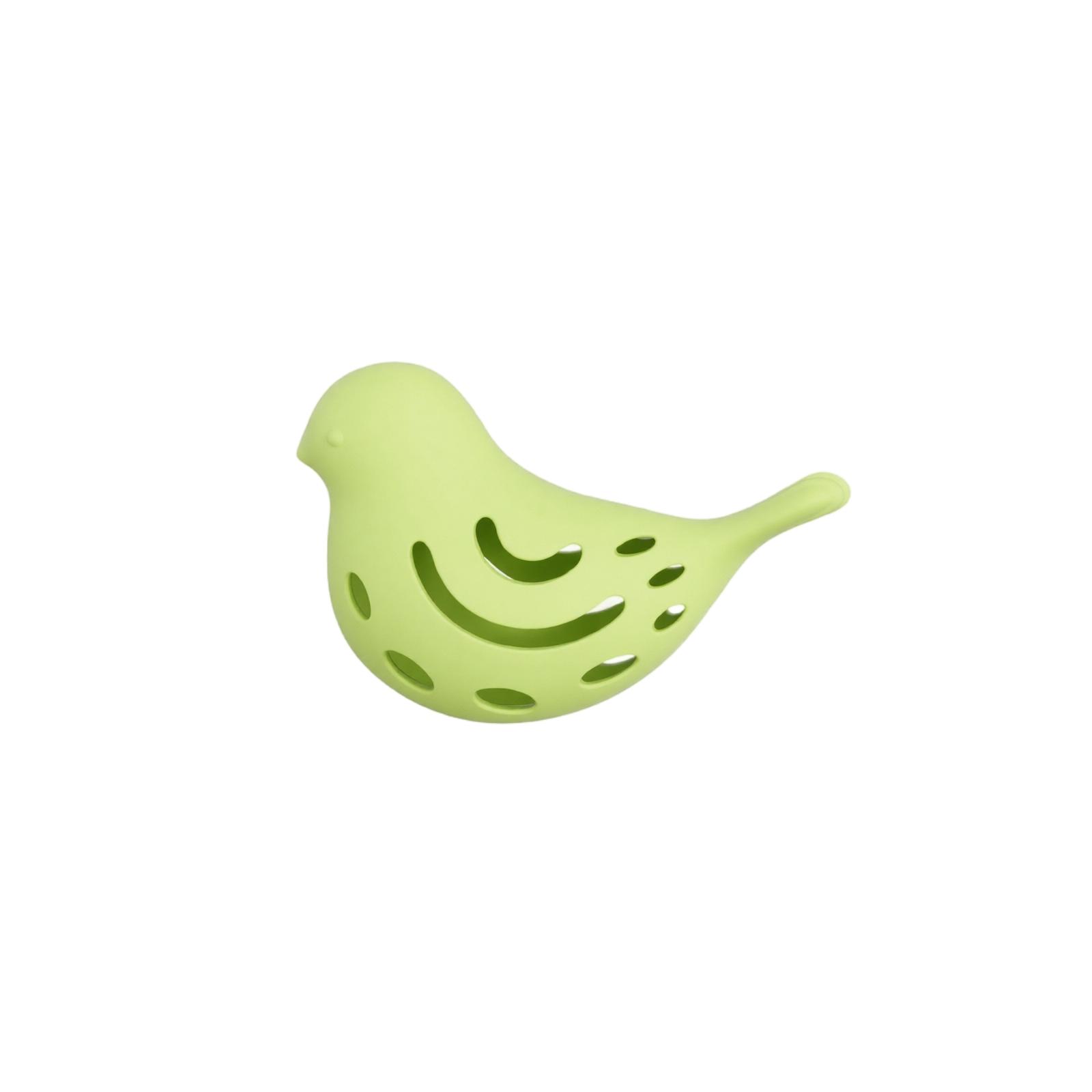 

Pet Interactive Silicone Bird Shaped Food Dispenser Cat Toy Slow Feeder Treat Puzzle for Cats and Small Pets Durable Chew Resistant One Size зелёный
