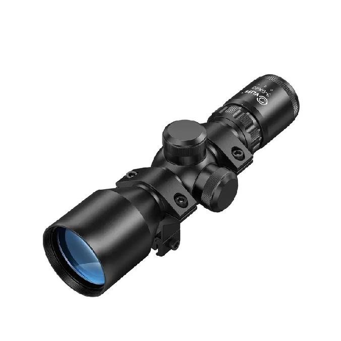 3-9x40 Compact RifleScope Crosshair Reticle with Mounts for Quick Aiming Made Of High-strength Aluminum Alloy