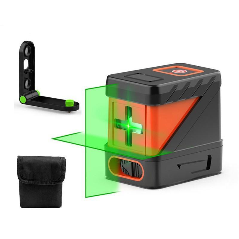 Nivelator Laser Mini de Înaltă Precizie cu 5 Linii, Lumină Puternică și Nivelă cu Apă cu 2 Linii