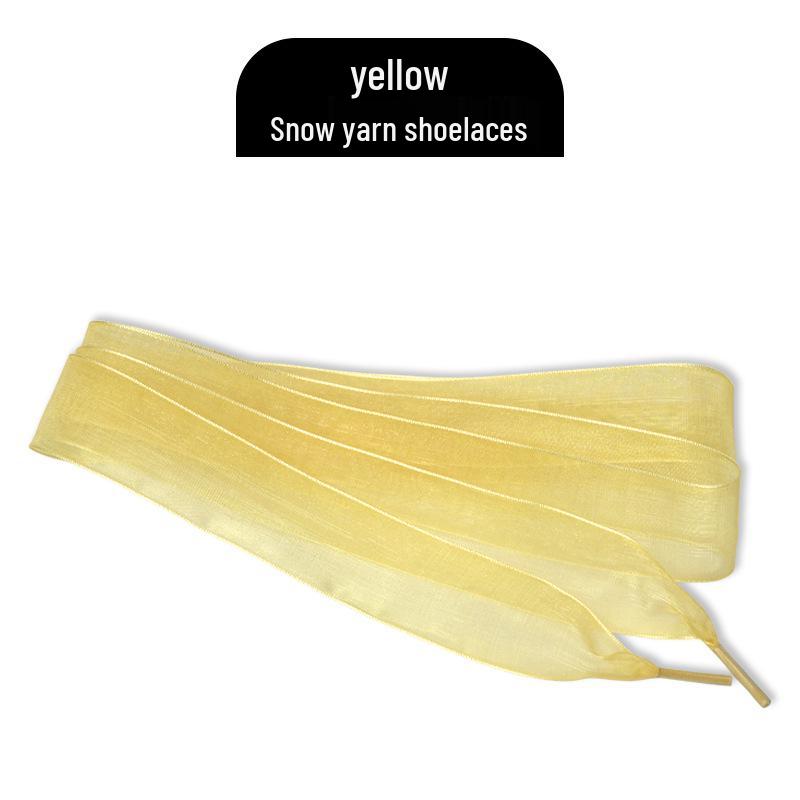 Chiffon-Schnürsenkel: 2,5 cm breit für Samba-, deutsches Trainings- und Rennschuhwerk (Paar)