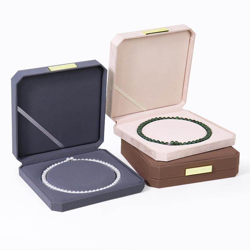 Octagonal Pearl Necklace Box for Mother's Day - Elegant Jewelry Packaging