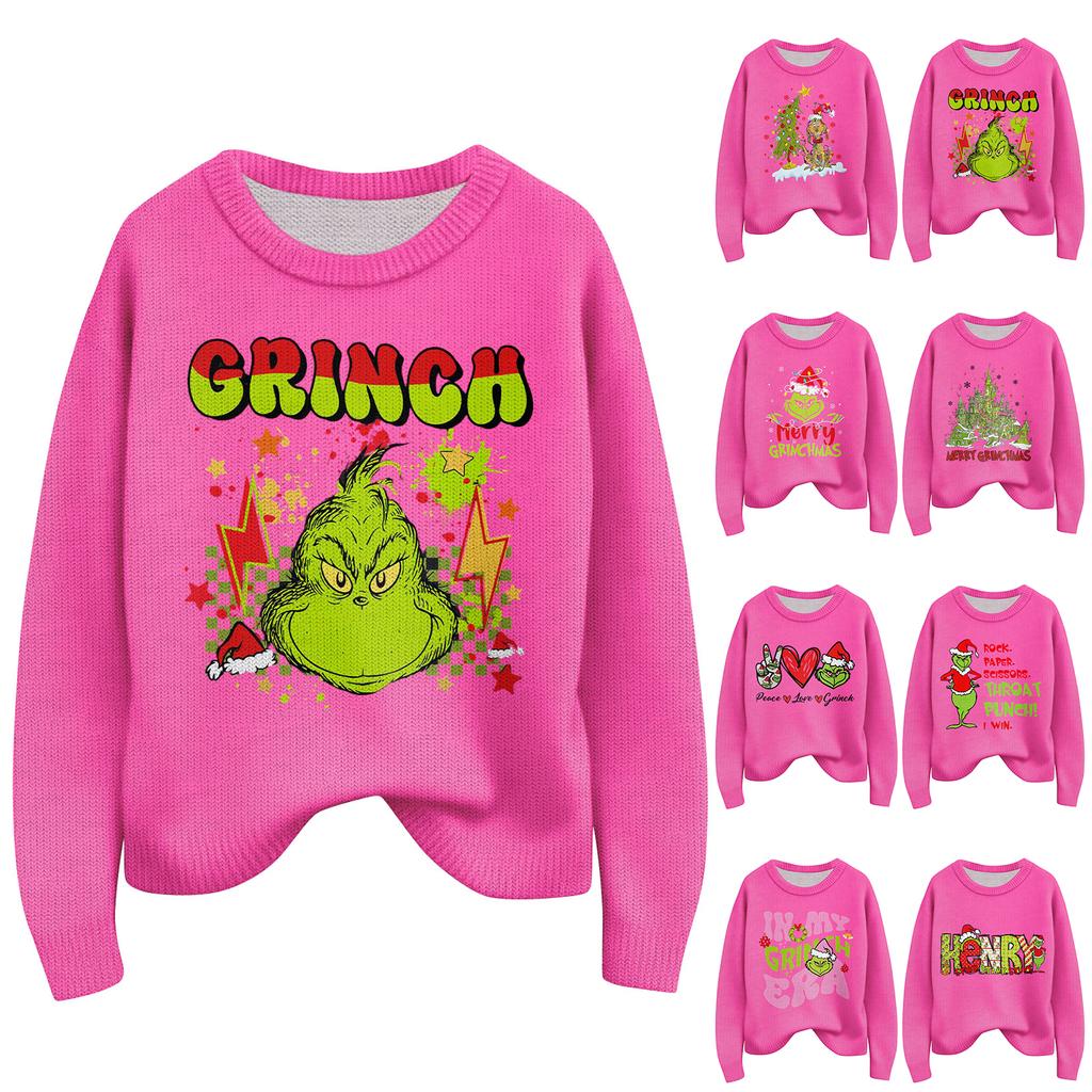 Women's Fashion Casual Long Sleeve Neck Sweater Pullover Top