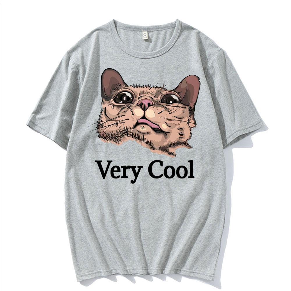 Gumbus Very Cool Funny Cat Meme T Shirt Men Women Fashion Kawaii Cute Short Sleeve Tshirts Summer Casual Tshirt Streetwear
