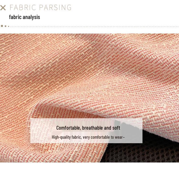 Women's Ice Silk Pink Knit T-Shirt - French Style Short Sleeve, Summer 2025 Niche Design