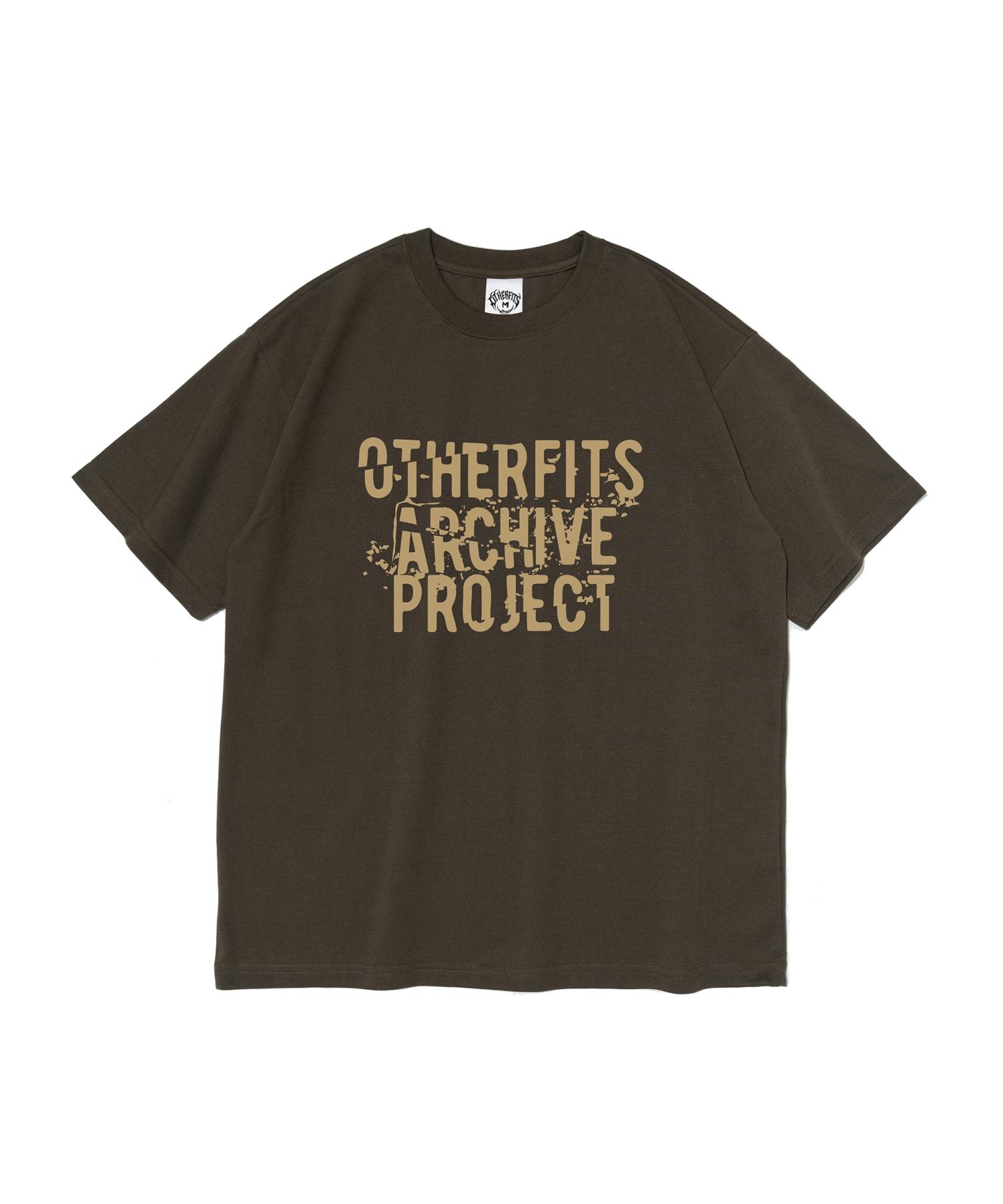 Ader Fits Archive Lettering Short Sleeve T-Shirt (Khaki) S