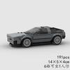 MOC Car DeLorean DMC-12 Racing Technical Vehicle Model Building Block Speed Super Race Rally Sport Brick Christmas Gift City