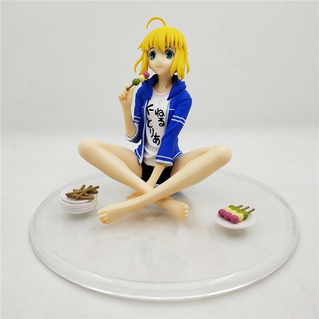 

Fate Altoria, Pendragon Saber Seba, eating dumplings, balls, sitting position, figure
