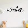 Vintage Travel Wall Decor Airplane Metal Sign Rustproof Home Gift