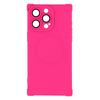 For iPhone 15 Pro Max Case Compatible with MagSafe Straight Edge TPU Phone Cover with Camera Lens Protector