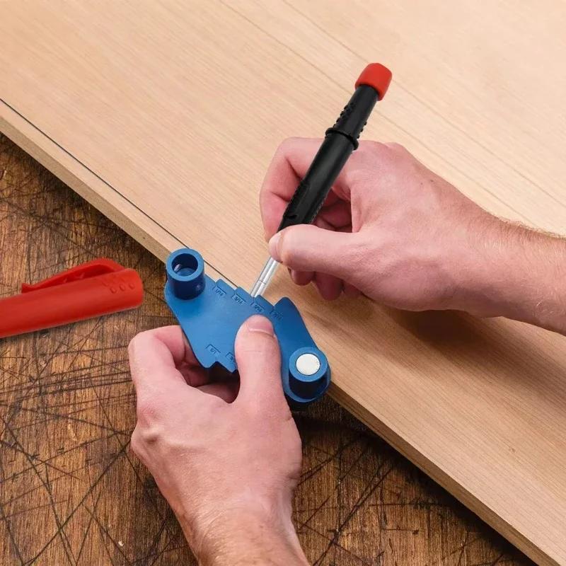 2-in-1 Solid Carpenter Pencils With Sharpener Carpenter 2.8mm Solid Mechanical Pencils Marking Tools Construction/carpenters