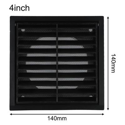 Ventilator Vast Rooster Luchtuitlaat Afdekking Stevig PP Materiaal Veelzijdige Toepassing Wand- Of Plafondmontage Gaas Bescherming
