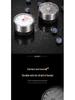 Stainless Steel Magnetic Kitchen Timer: Rotating Mechanical Countdown
