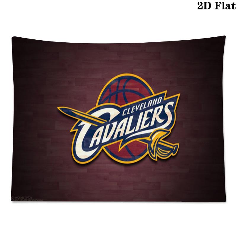 Cleveland Cavaliers Wall Tapestry Aesthetic Wall Hanging Printed Fabric Blanket Decorative Tapestries for Bedroom Living Room Home Decor