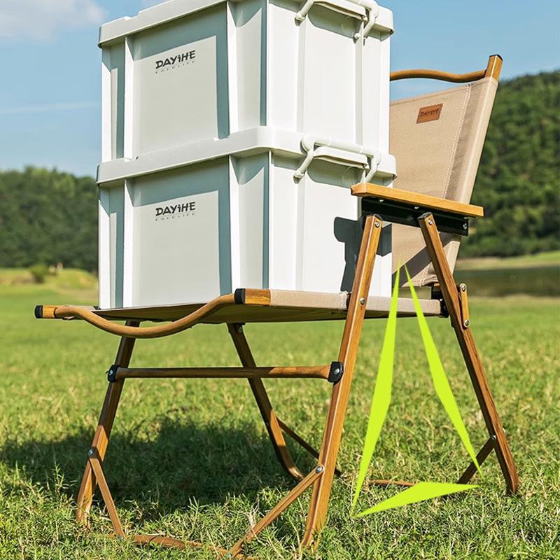 Minimalist Portable Carbon Steel Folding Chair for Outdoor Camping and Picnics