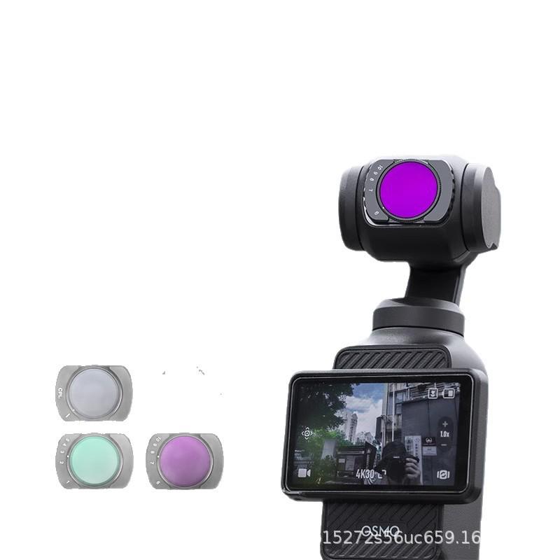 DJI Pocket 3 Filter Set: UV, CPL Polarizing, ND Neutral Density, OSMO Magnetic Wide-Angle Filters